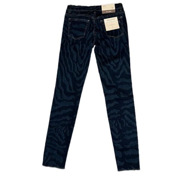 DL1961 NWT Kids’ Chloe Skinny Jean Size 14 - Picture 2 of 6